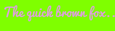 Image with Font Color DDA0DD and Background Color 7FFF00
